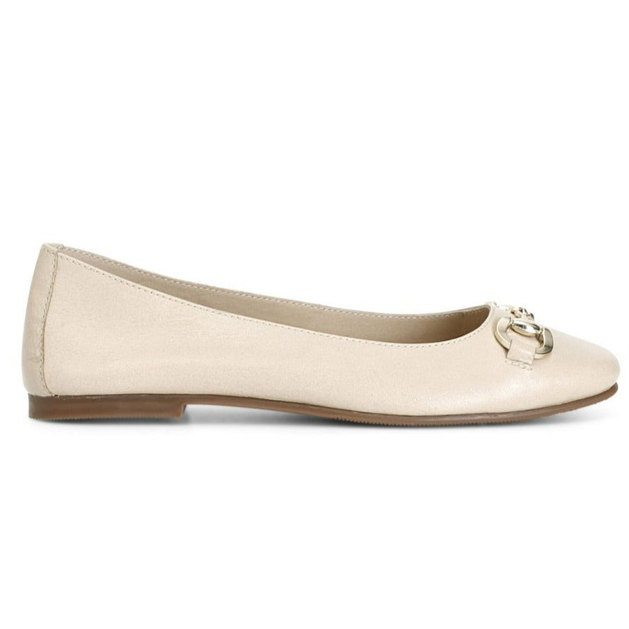 Ballerina CafèNoir donna pelle beige