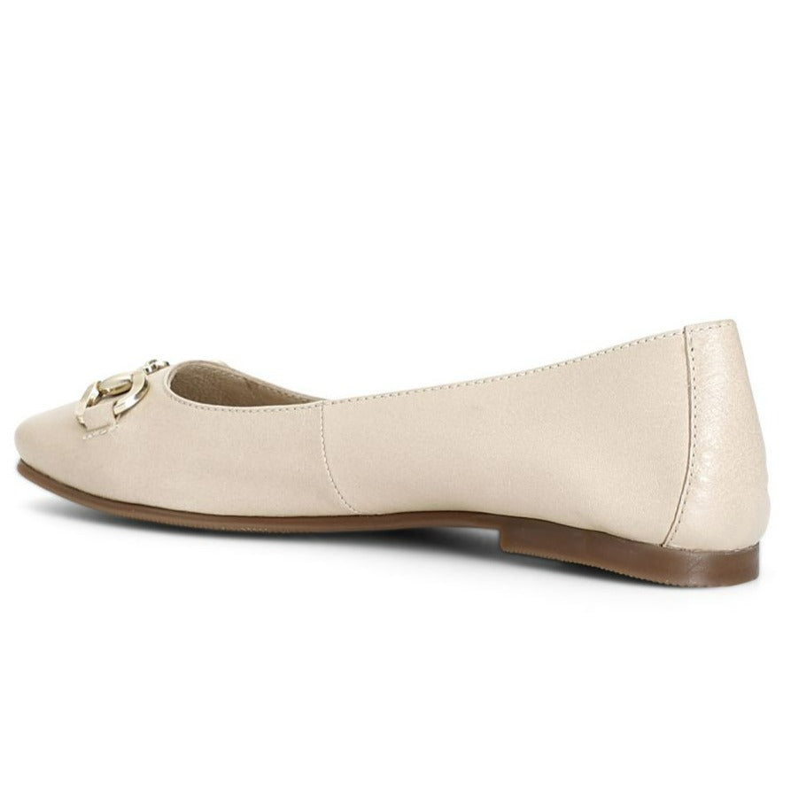 Ballerina CafèNoir donna pelle beige
