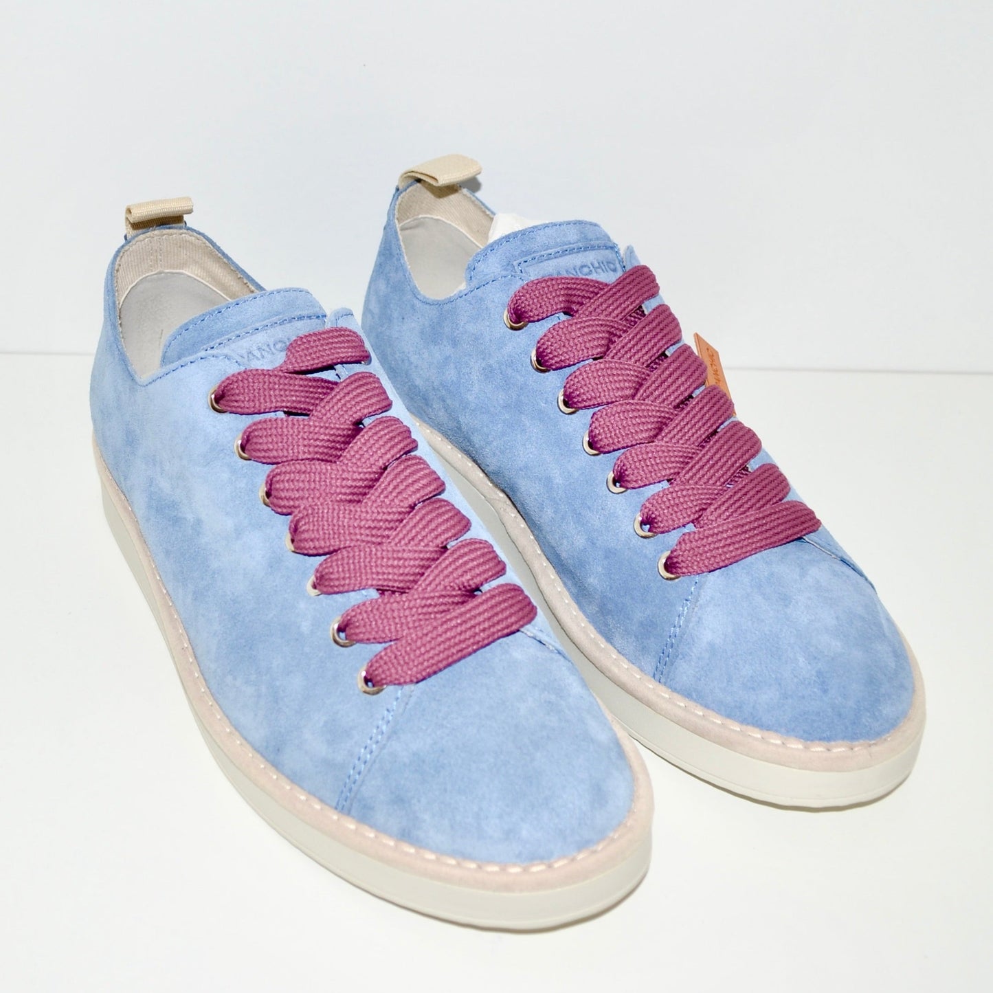 Sneakers Panchic woman blue suede