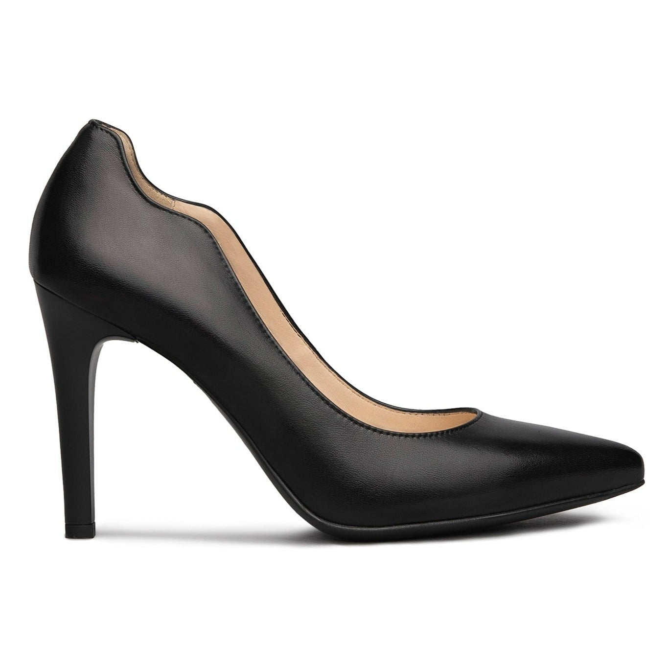 Décolleté NeroGiardini donna pelle nero