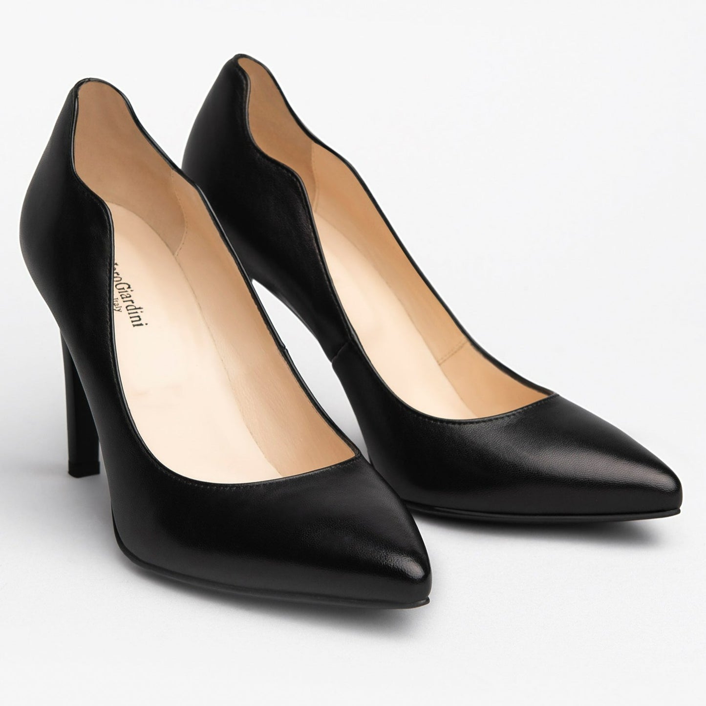 Décolleté NeroGiardini donna pelle nero