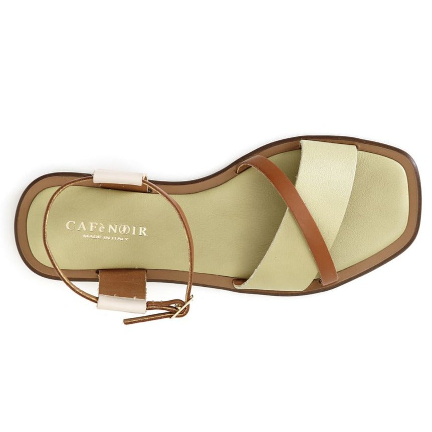 Sandals CafèNoir women green leather