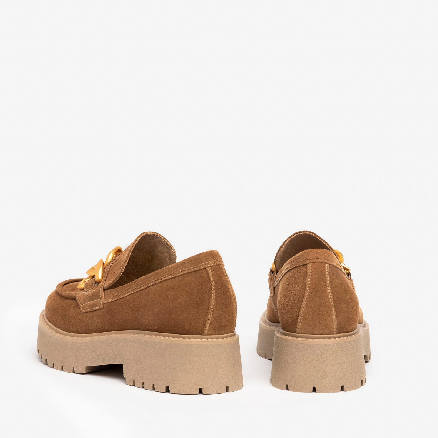 Loafers NeroGiardini woman brown suede leather