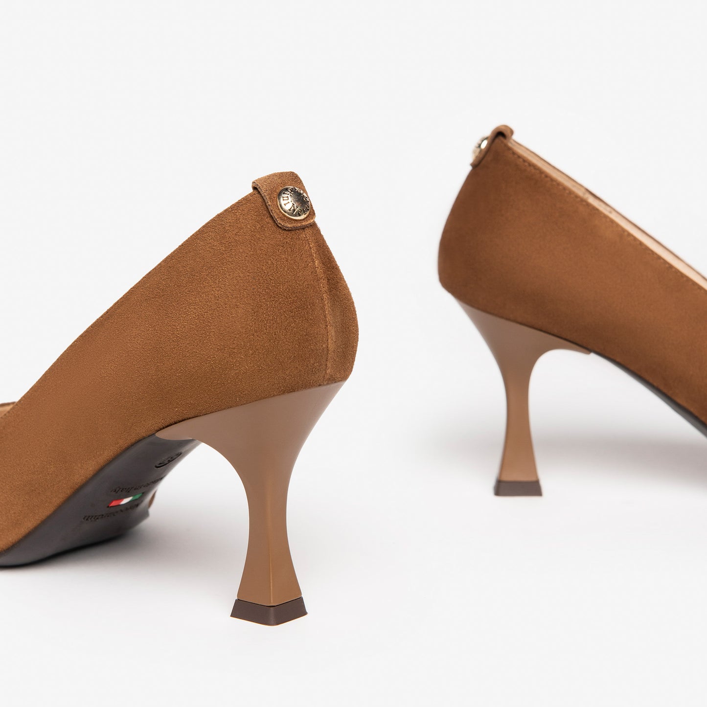 Décolleté NeroGiardini donna camoscio malto