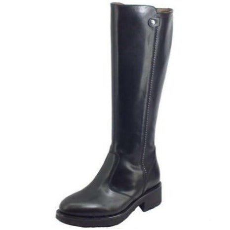 High boots Nero Giardini woman black leather