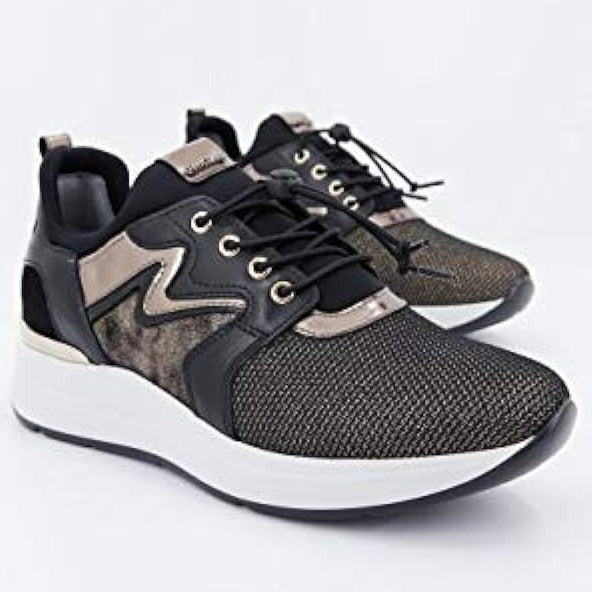 Sneakers Nero Giardini woman black elastic