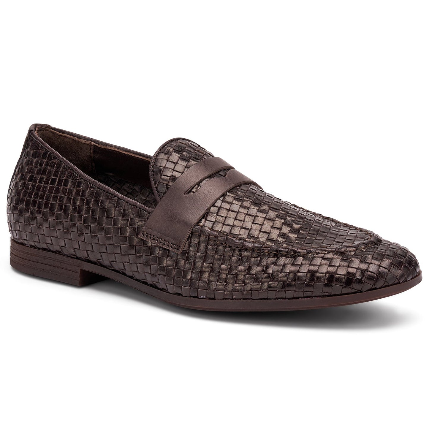 Loafers Frau man brown leather