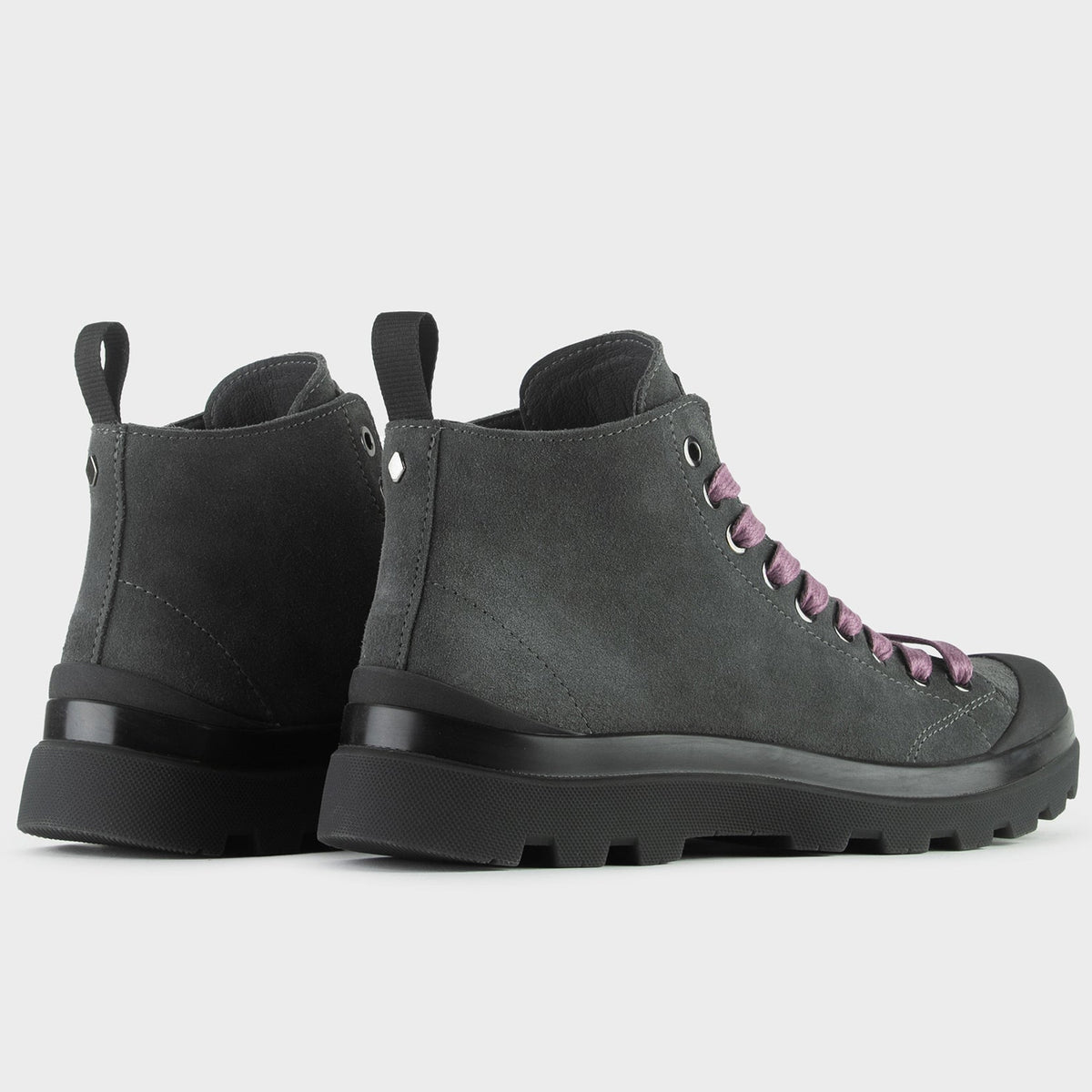 Sneakers Panchic woman dark grey suede