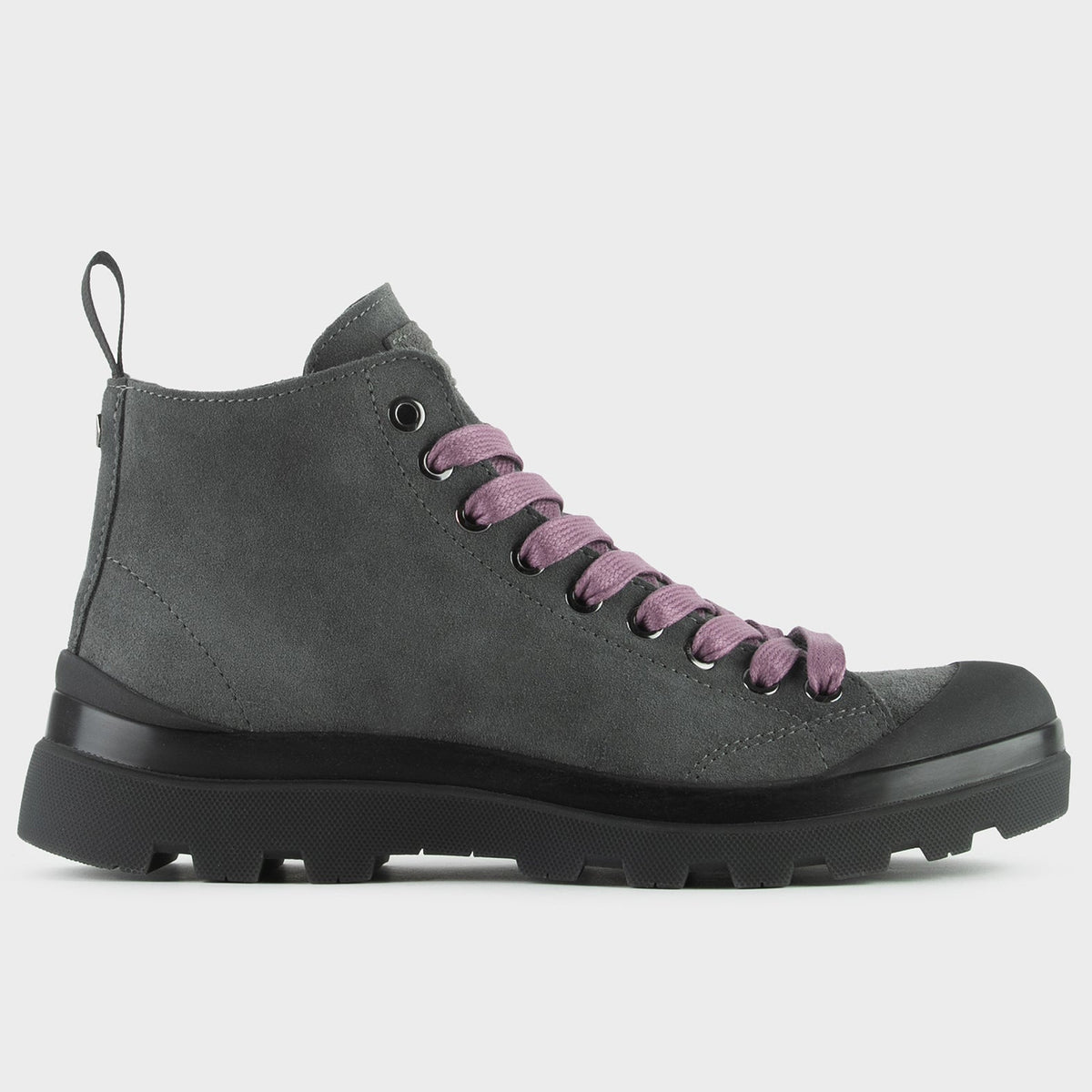 Sneakers Panchic woman dark grey suede