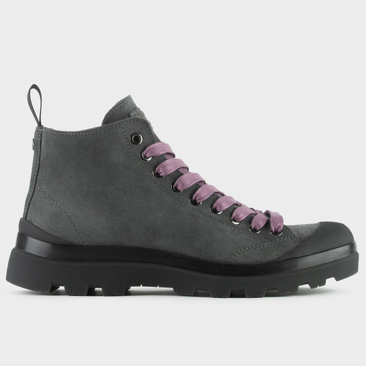 Polacchino Panchic donna in camoscio grigio scuro sfoderato