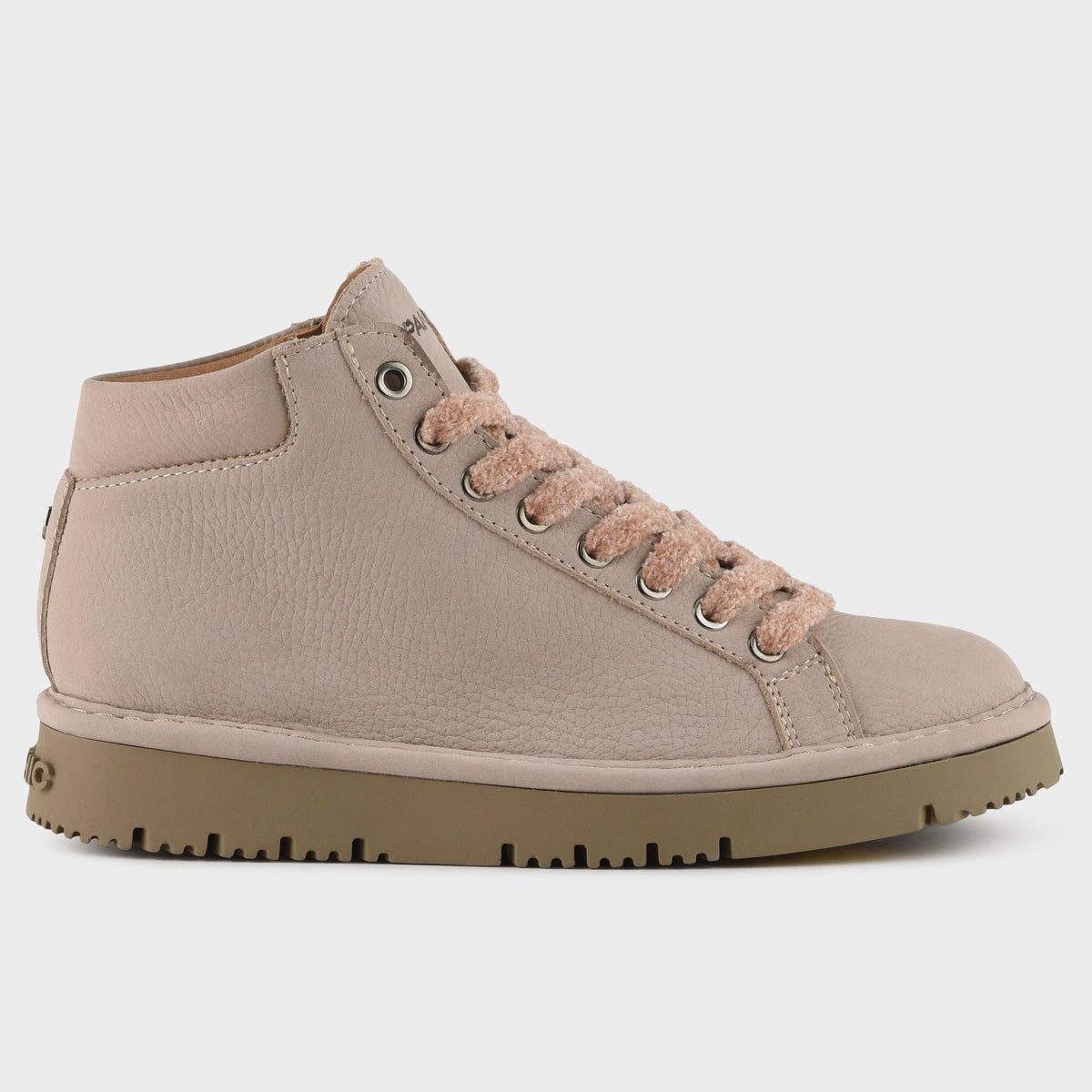 Sneakers Panchic woman nubuck leather dove grey