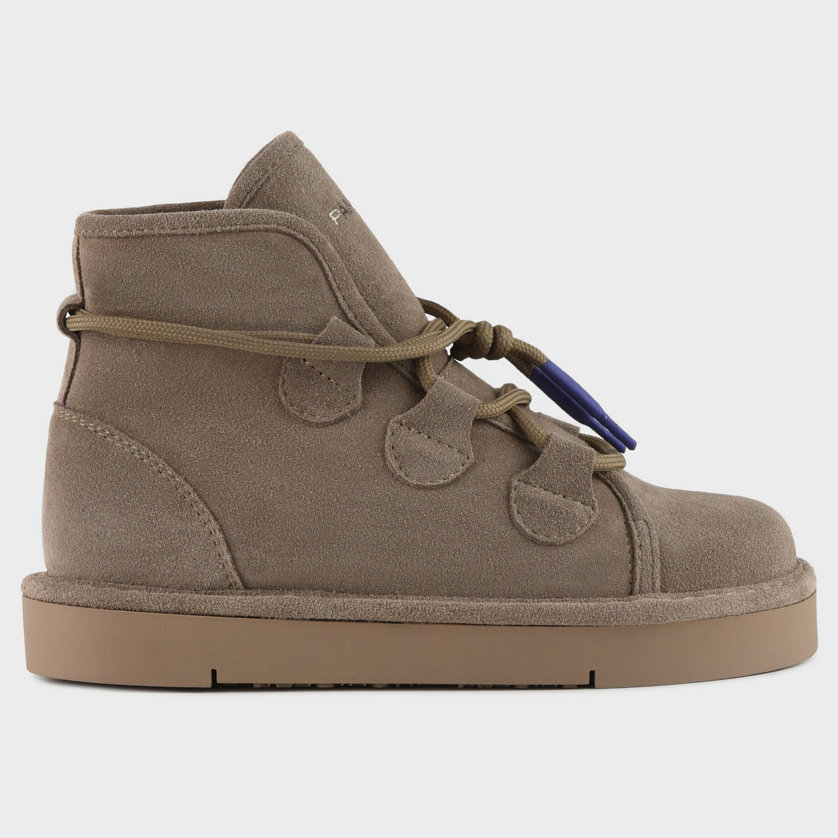 Sneakers Panchic woman walnut suede shearling lining