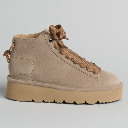 Polacchino Panchic donna camoscio noce suola platform