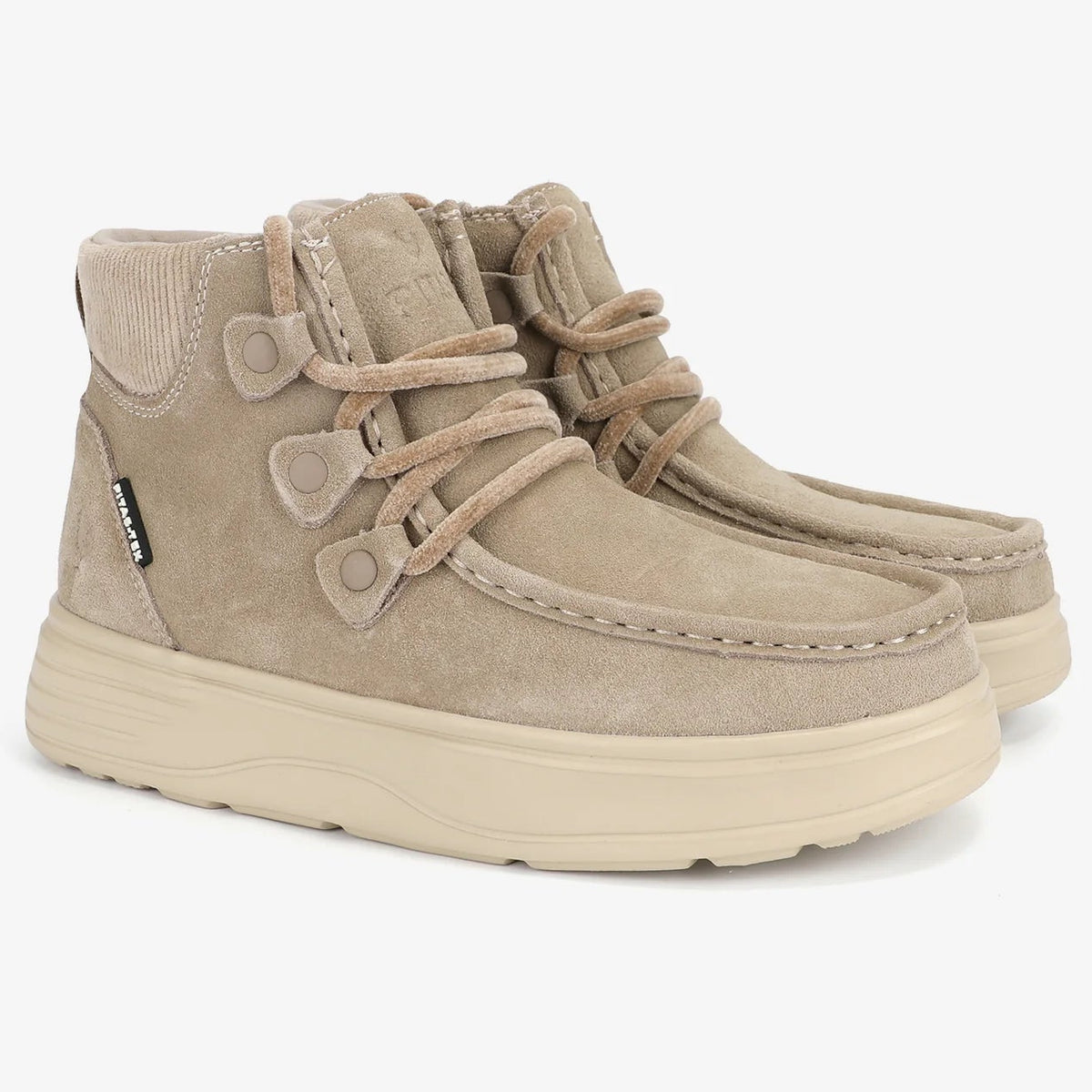 Polacchino Pitas donna pelle idrorepellente colore beige