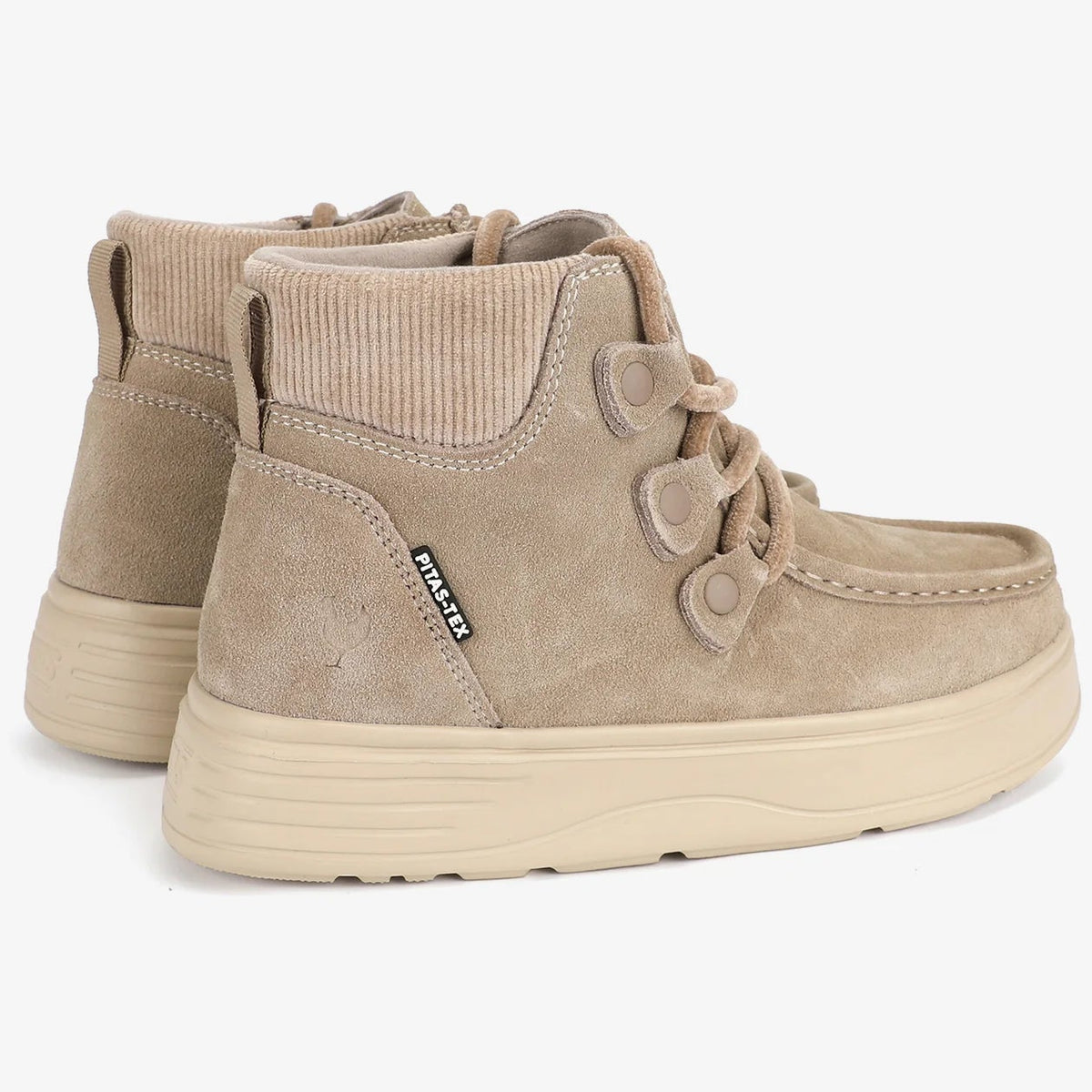 Polacchino Pitas donna pelle idrorepellente colore beige