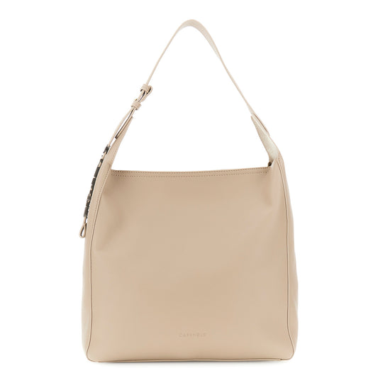 Medium satchel bag CafèNoir woman dove-grey eco-leather