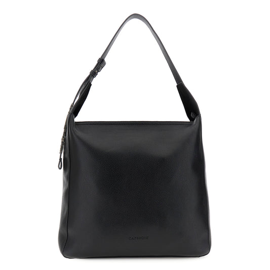 Medium satchel bag CafèNoir woman black eco-leather