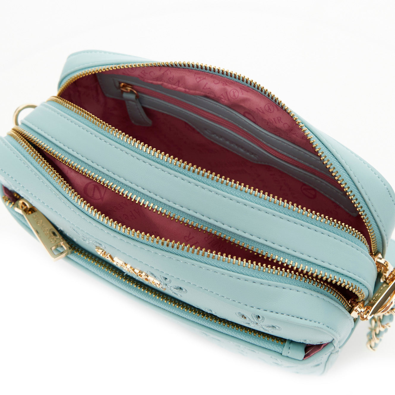 Mini bag CafèNoir light blue flowers