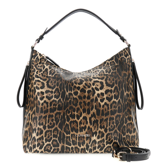 Medium shoulder bag CafèNoir woman animalier eco-leather