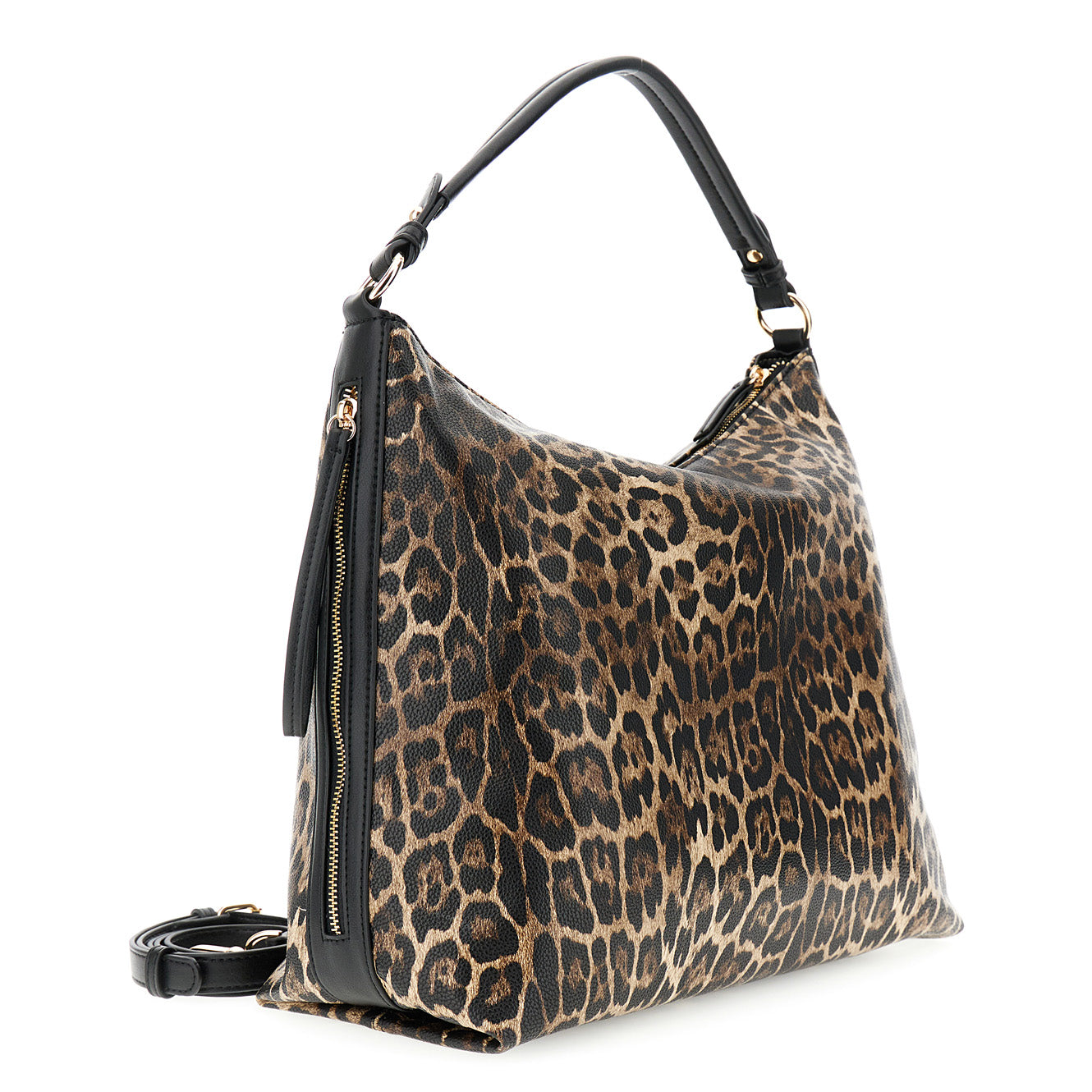 Medium shoulder bag CafèNoir woman animalier eco-leather