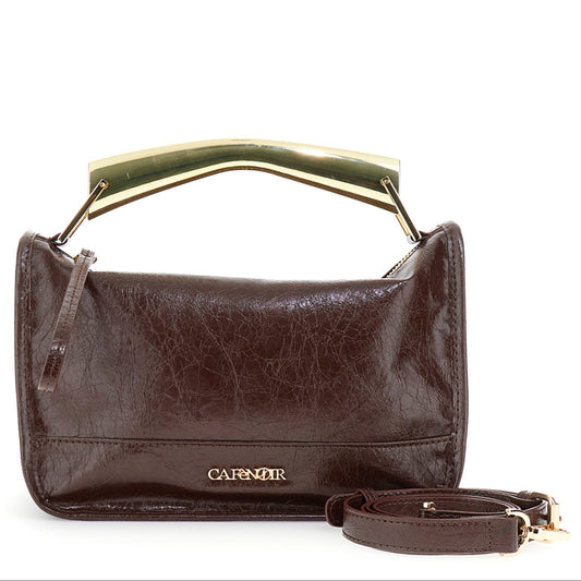 Mini shoulder bag CafèNoir woman burgundy naplak eco-leather