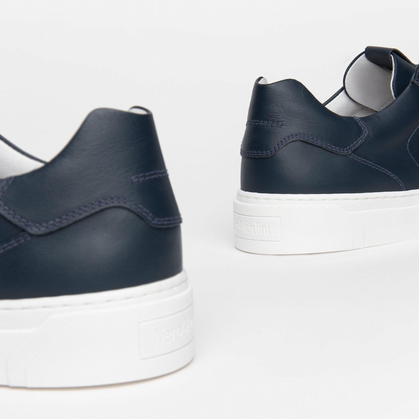 Sneakers NeroGiardini man blue leather