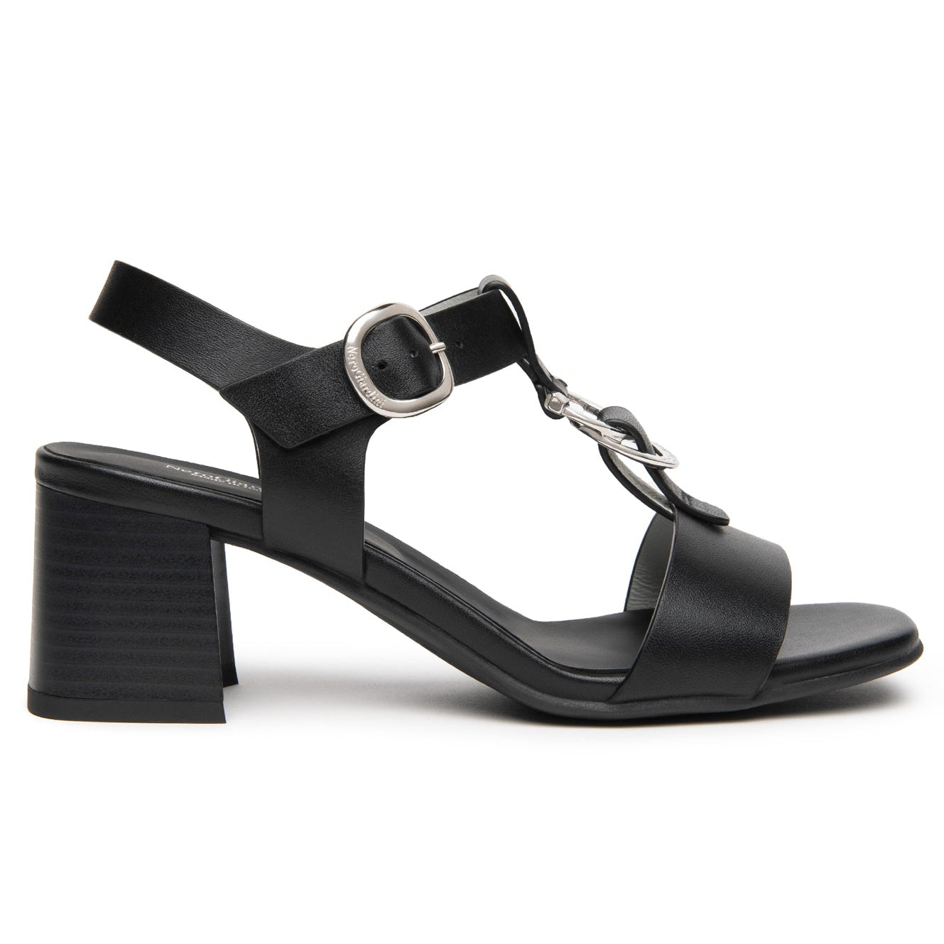 Sandali NeroGiardini donna pelle nero con tacco