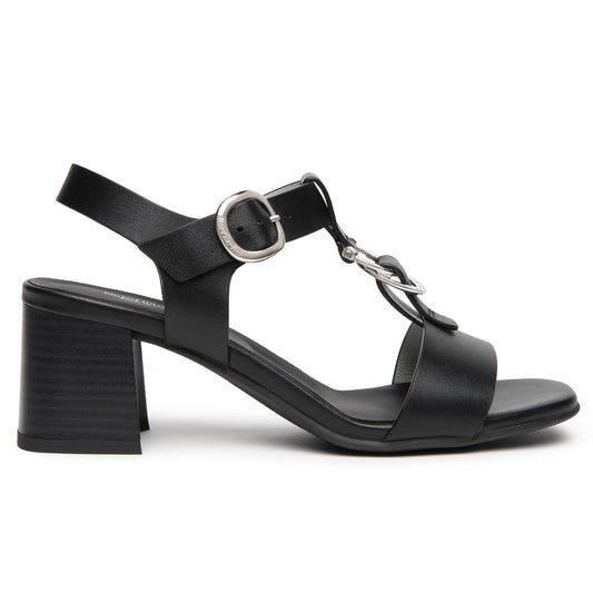 Sandali NeroGiardini donna pelle nero con tacco