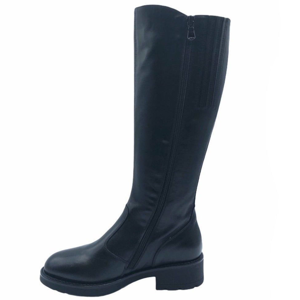 High boots Nero Giardini woman black leather