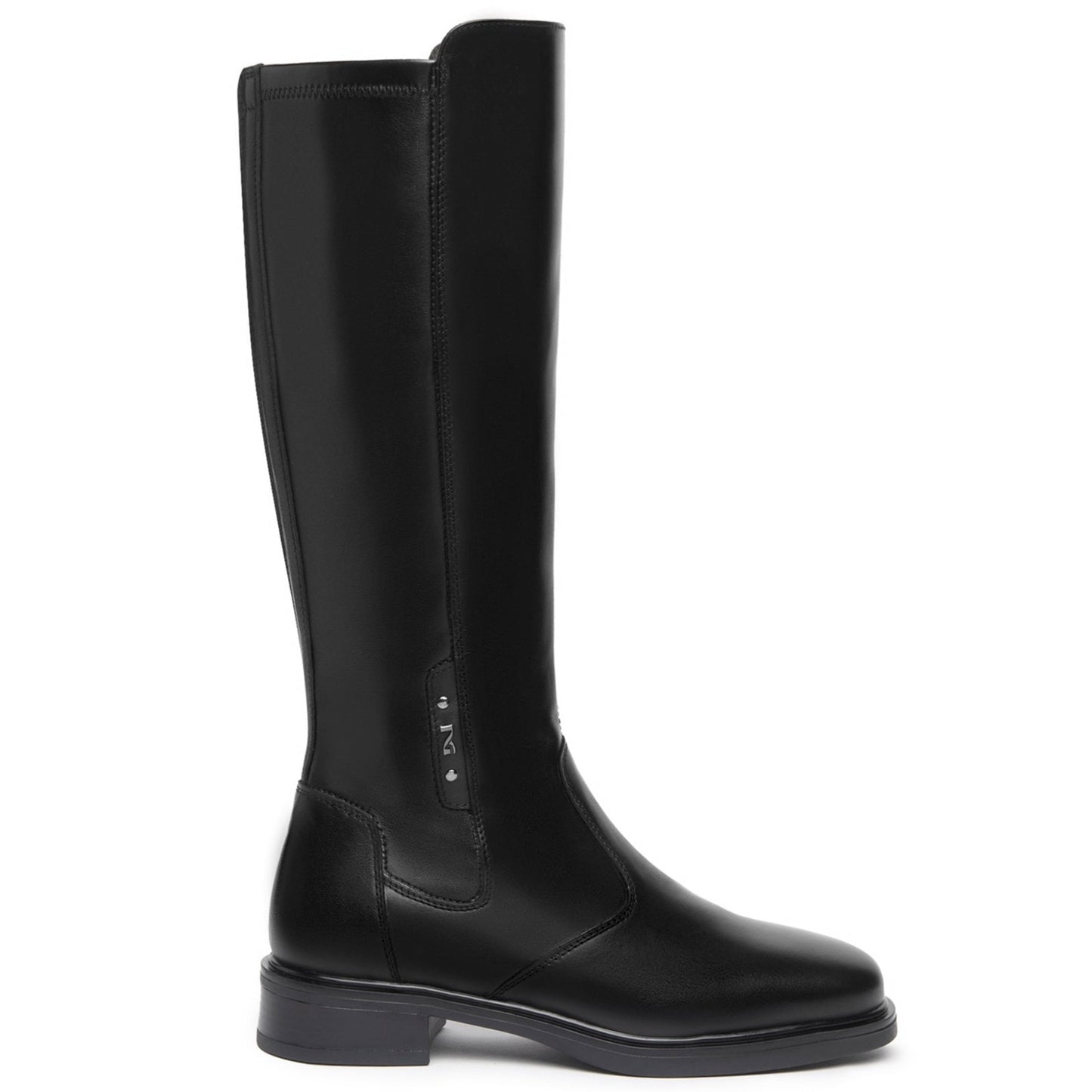 High boots NeroGiardini woman black leather