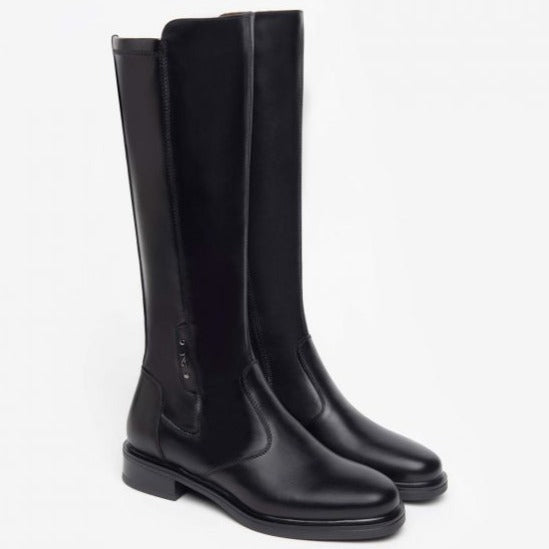 High boots NeroGiardini woman black leather