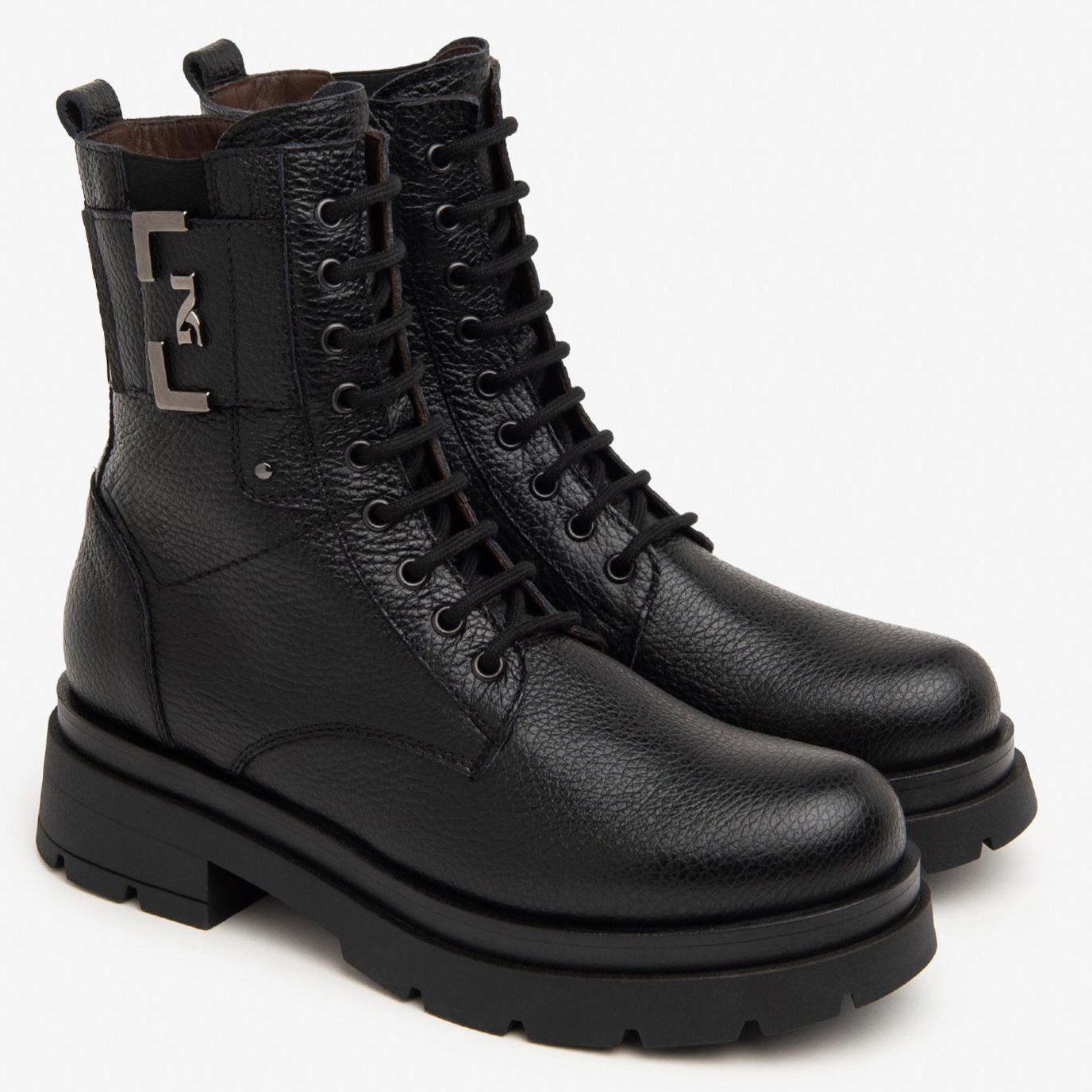 Ankle boots NeroGiardini woman black leather