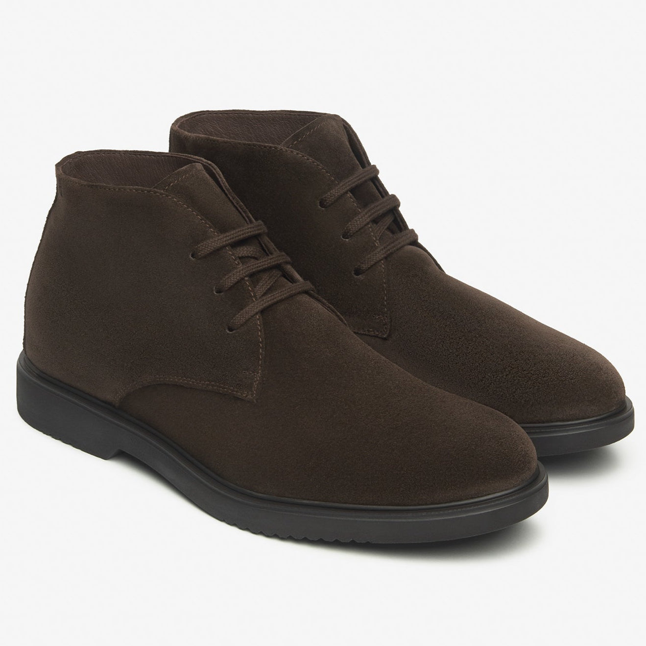 Ankle boots NeroGiardini man brown suede leather