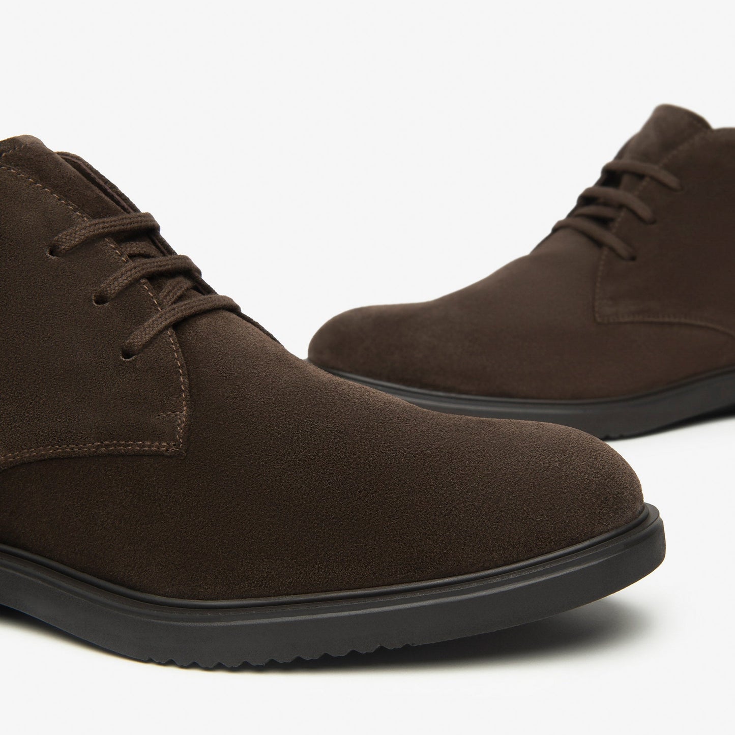 Ankle boots NeroGiardini man brown suede leather