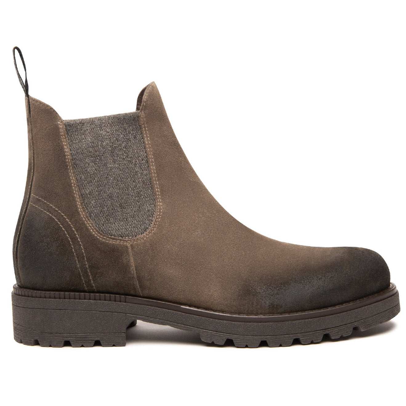 Chelsea boots NeroGiardini man beige suede
