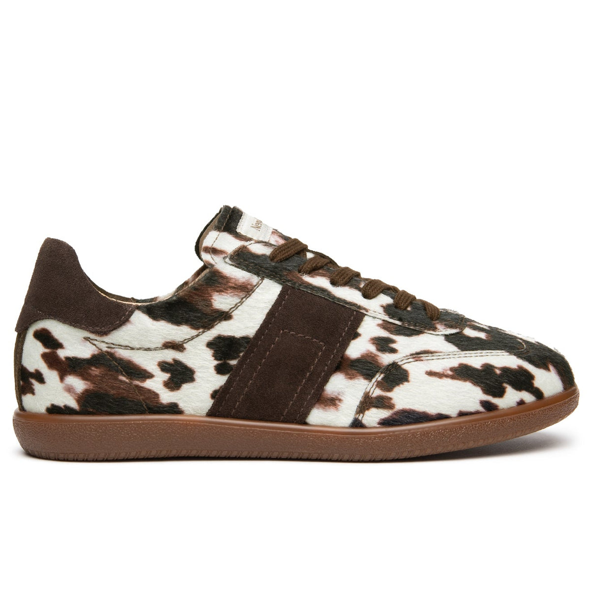 Sneakers NeroGiardini woman animal-print calf hair