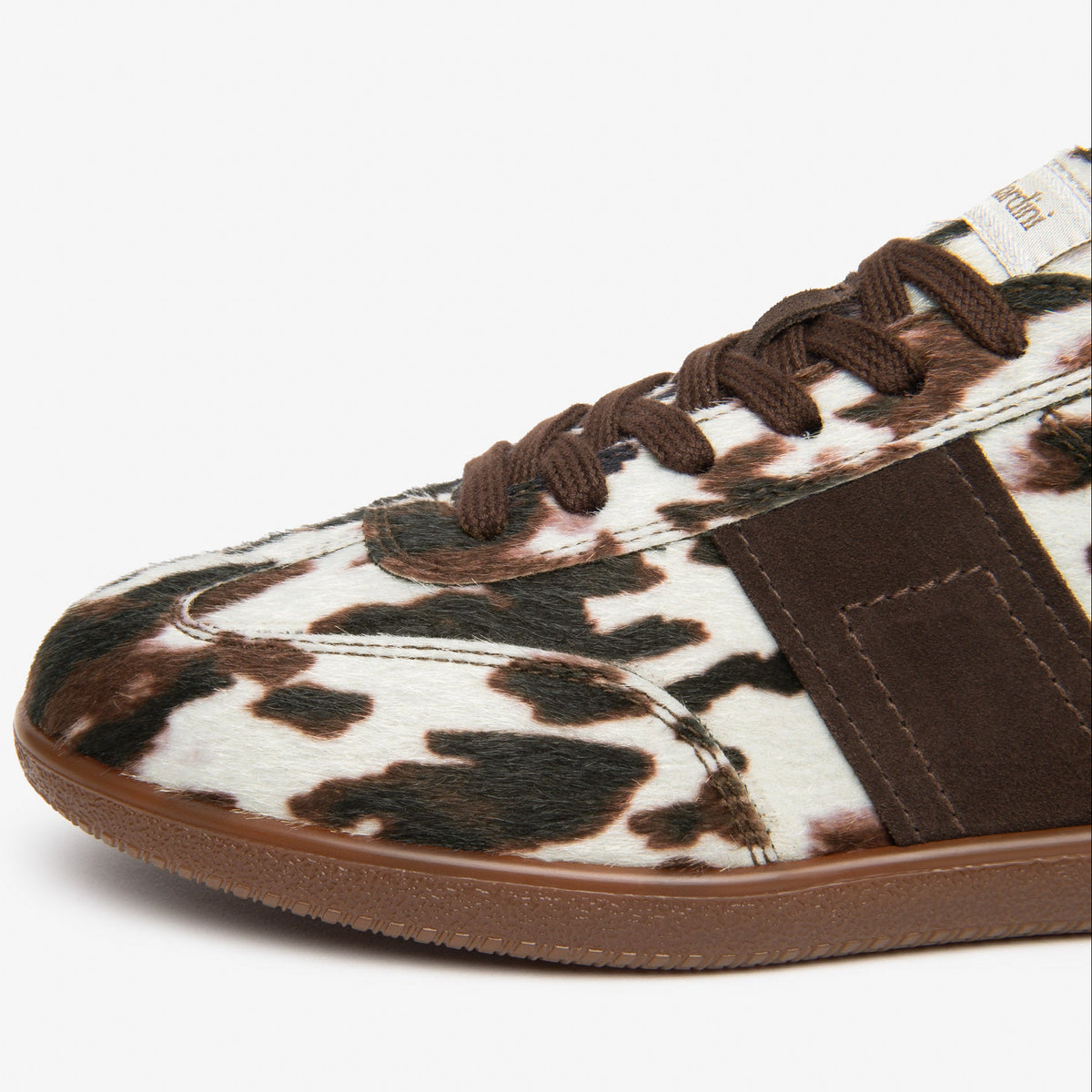 Sneakers NeroGiardini woman animal-print calf hair