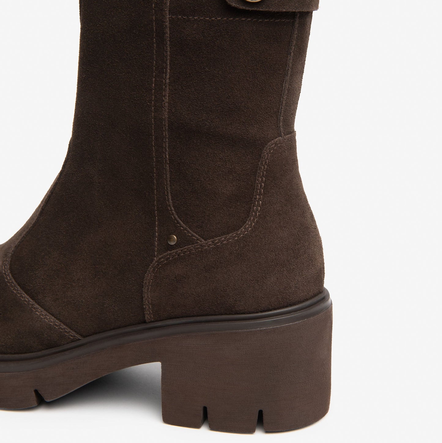 Ankle boots NeroGiardini woman dark brown leather block heel