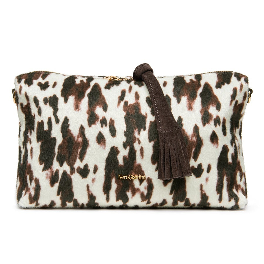 Borsa a tracolla NeroGiardini cavallino animalier