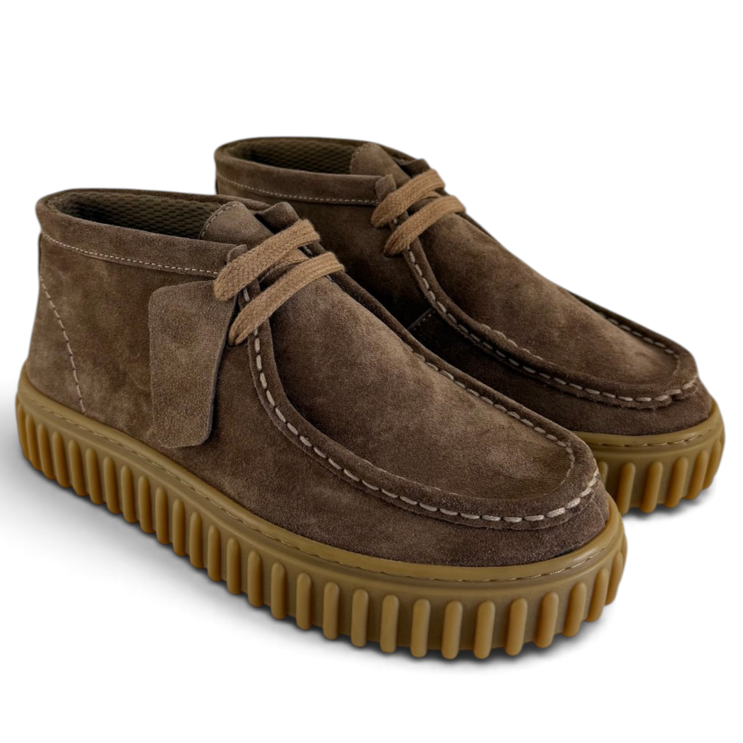 Sneakers Step donna pelle scamosciata sughero