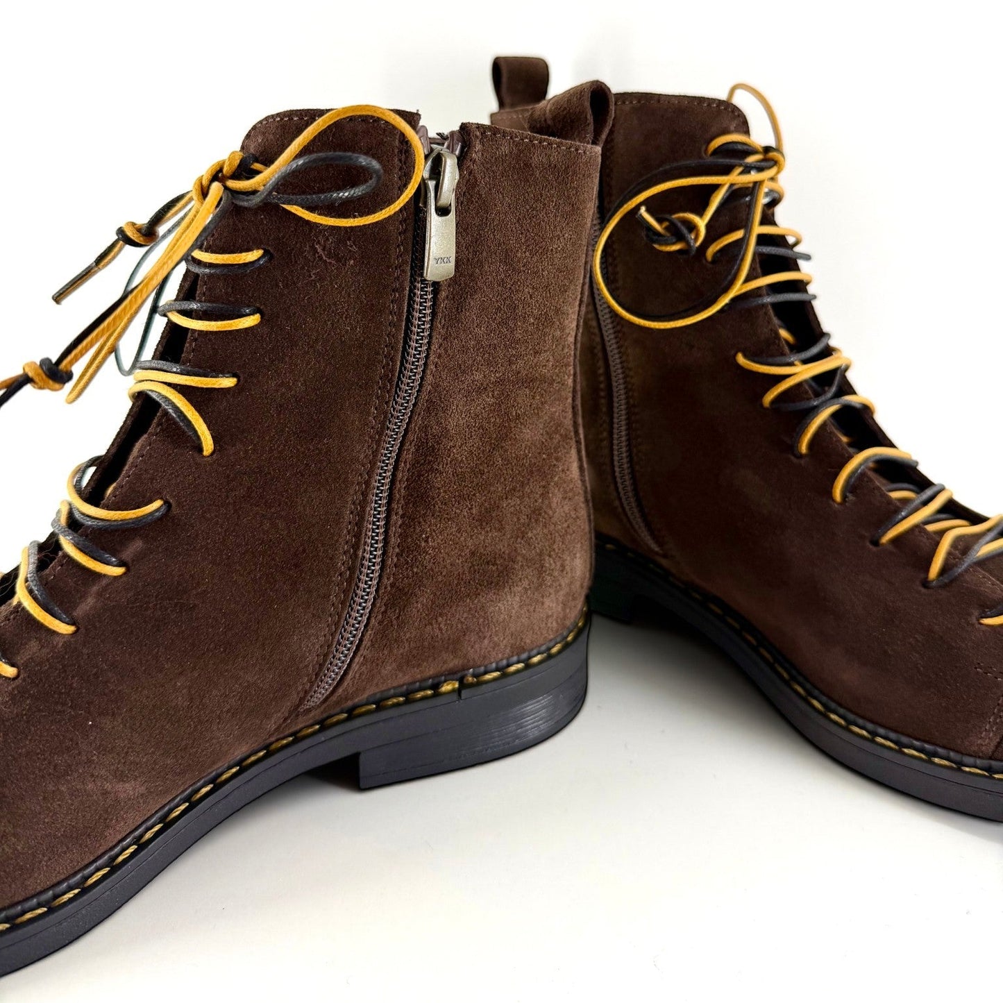 Ankle Boots Step woman suede brown leather