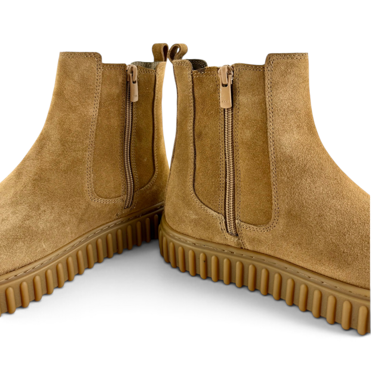 Stivaletti Chelsea Step donna pelle scamosciata sughero