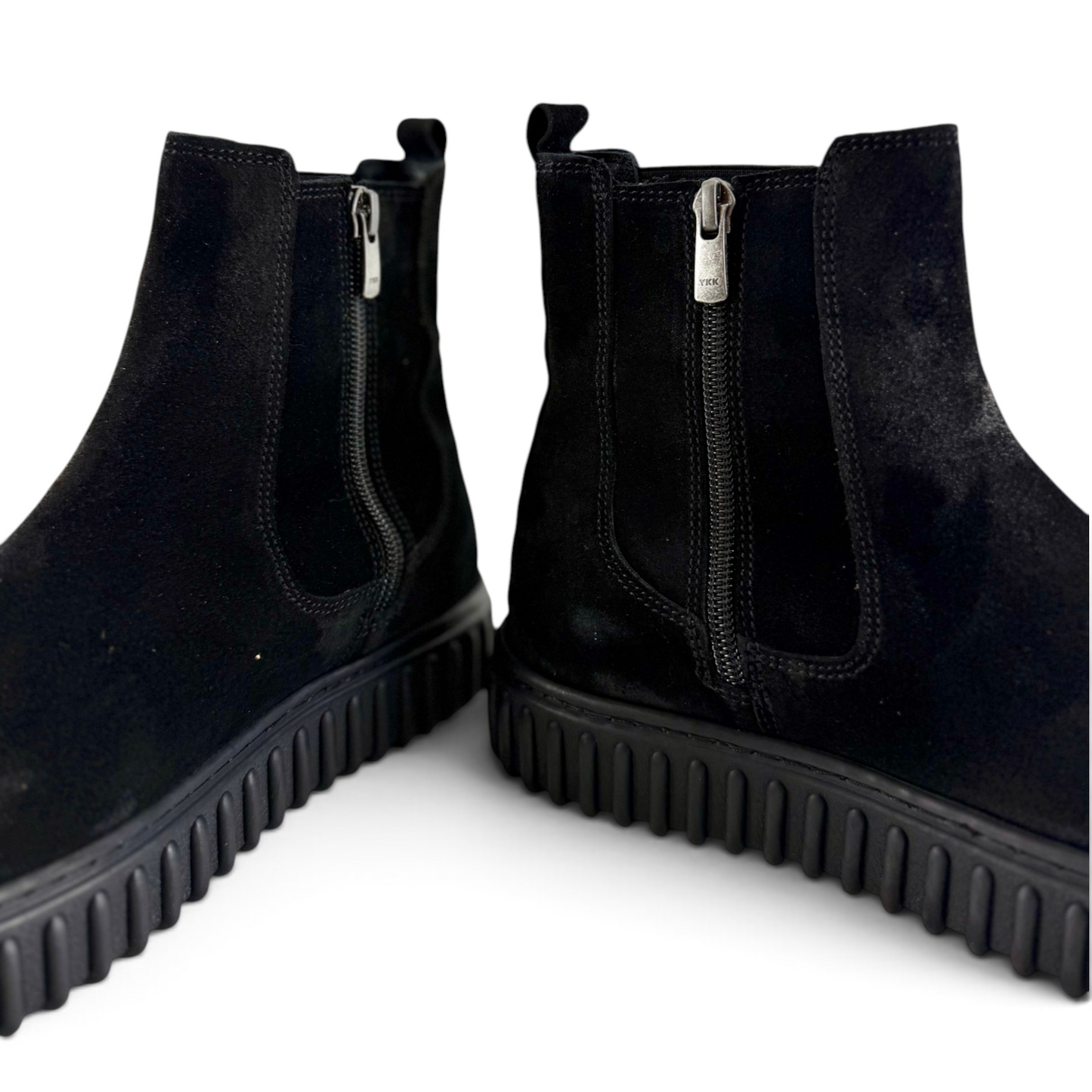 Stivaletti Chelsea Step donna pelle scamosciata nero