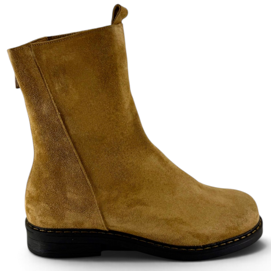 Stivaletti Step donna pelle sughero zip posteriore