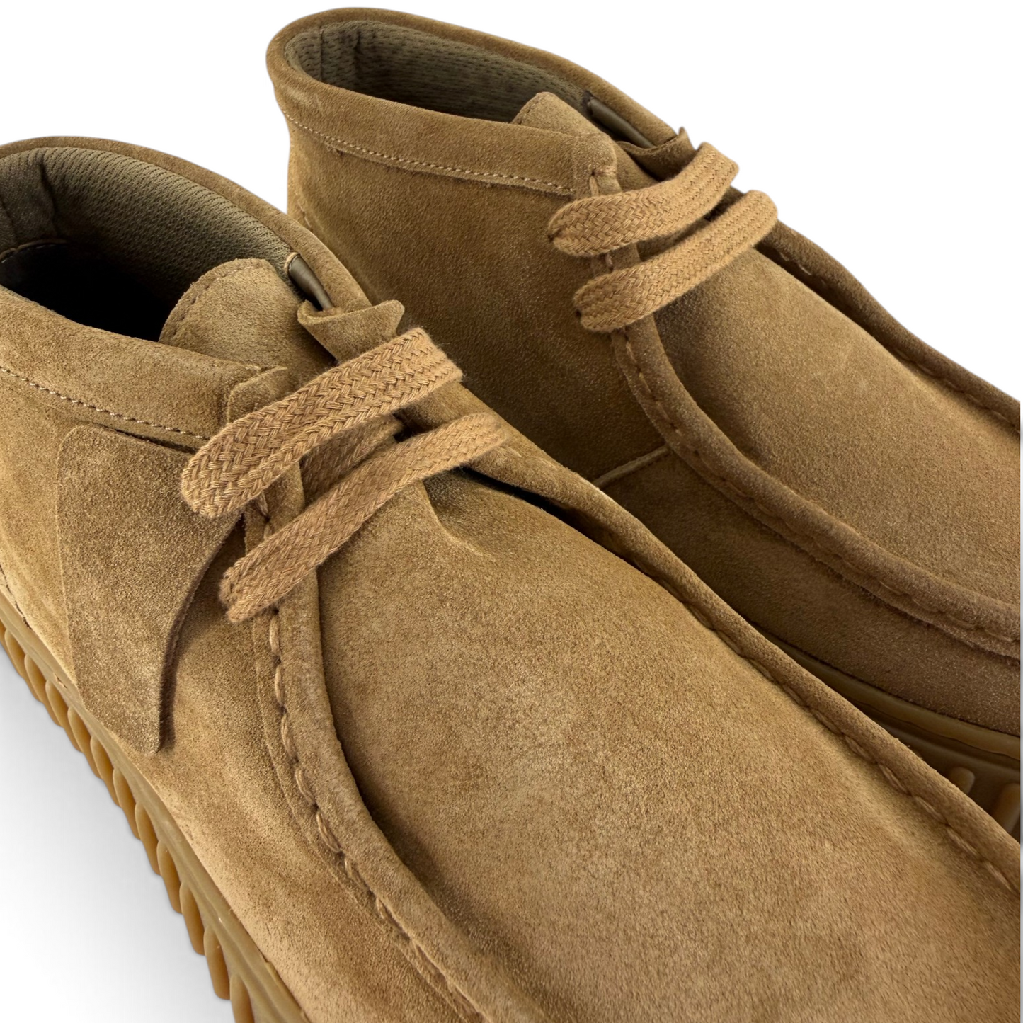 Sneakers Step uomo pelle scamosciata sigaro