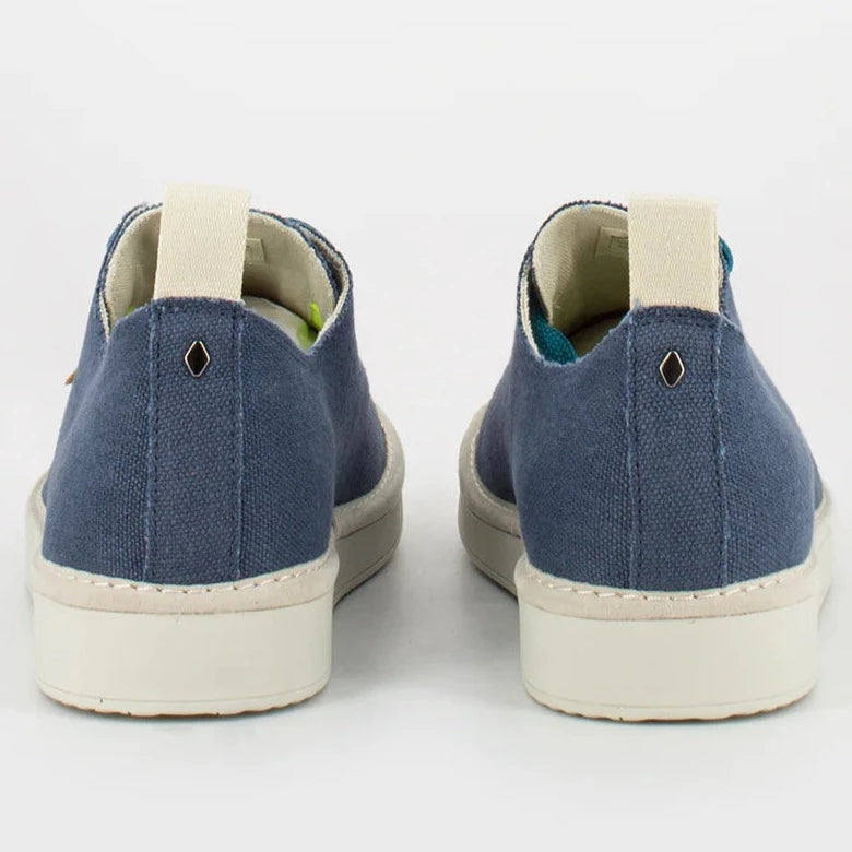 Sneakers Panchic uomo lino blu