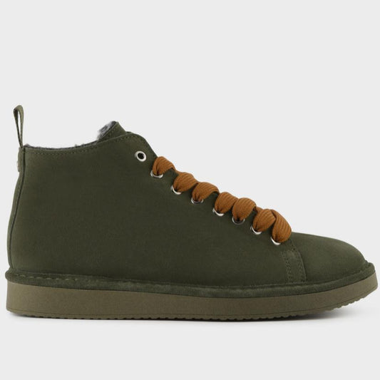 Sneakers Panchic man brown sugar suede lined fur