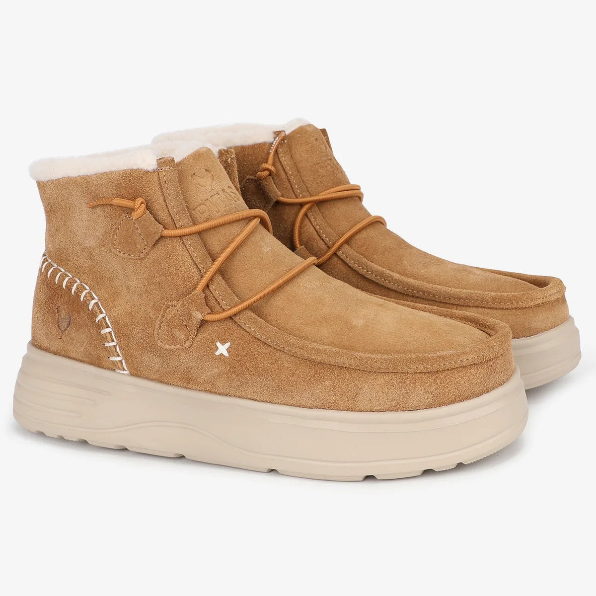 Polacchino Pitas donna pelle idrorepellente colore miele