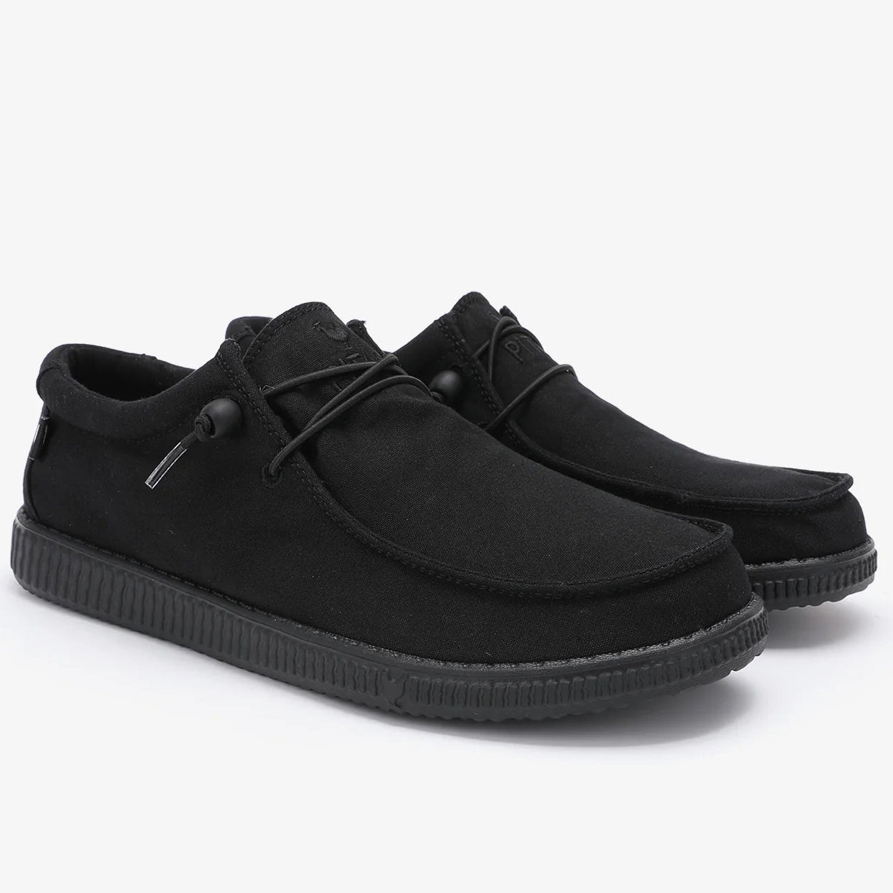 Slipon Pitas unisex 100% cotton color black