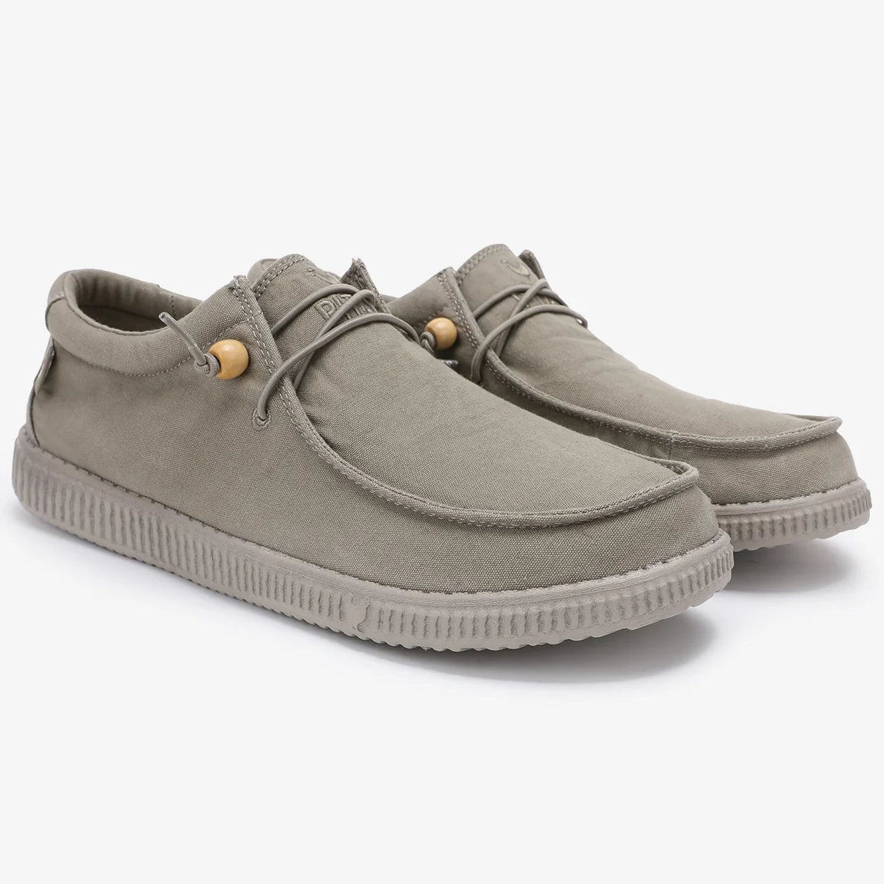 Slipon Pitas uomo in 100% cotone colore tortora